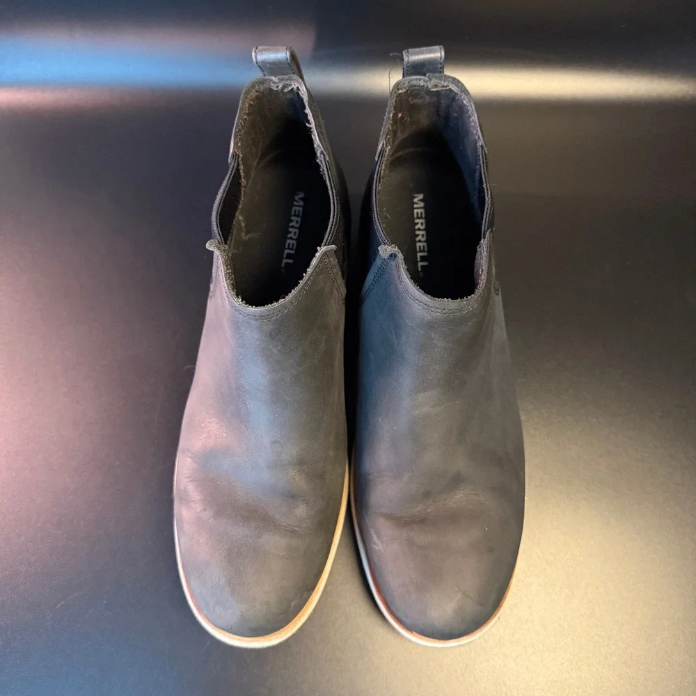 Merrell Black Ankle Boots - Picture 3 of 7